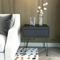thumbnail image 3 of Costway Set of 4 Hairpin 16" Coffee Table Legs 2-Rod Solid Iron Metal DIY Bar Legs Black, 3 of 9