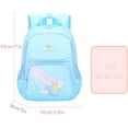thumbnail image 2 of Backpack for Student, School Backpacks Rainbow Student Bag, Kawaii Backpack Blue, 2 of 9