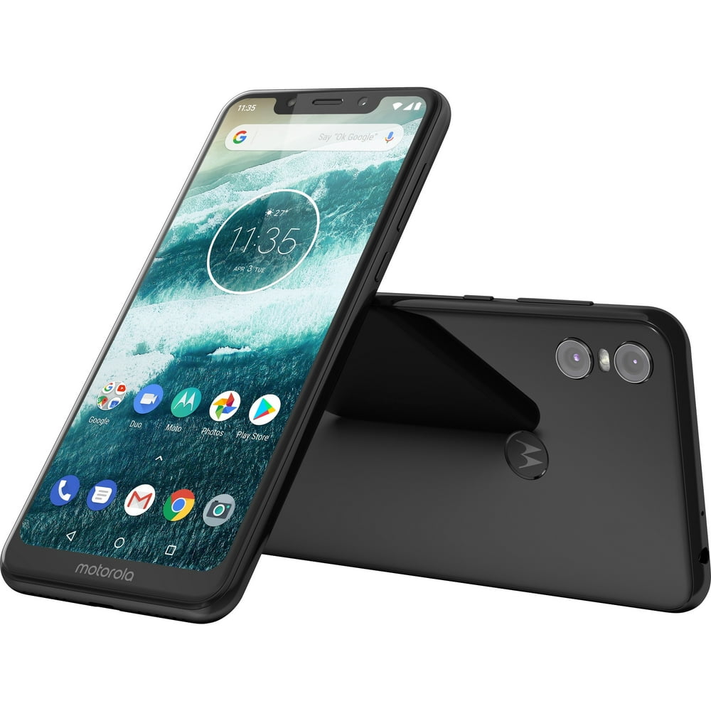 Motorola One 64 GB Smartphone, 5.9" LTPS LCD HD+ 720 x 1520, 4 GB RAM, Android 9.0 Pie, 4G