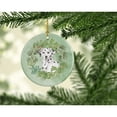 thumbnail image 2 of Dalmatian Christmas Wreath Ceramic Ornament 2.8 in x 2.8 in, 2 of 3