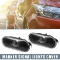 thumbnail image 2 of Unique Bargains Front Left Right LED Clearance Side Marker Signal Lights Cover for VW Caddy 1996-2015 Blackened 1 Pair, 2 of 6