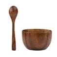 thumbnail image 1 of Shisuyan 1 Set Wooden Remen Bowl Practical Rice Bowl Noodle Bowl Children Bowl Set, 1 of 8