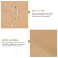 thumbnail image 6 of PAMINGONO 10Pcs Rectangular Kraft Paper Envelope for Business Use Legal Document Holder, 6 of 8