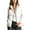 White, variant on Cmfcve Womens Plus Size Puffer Vest Winter Warm Sleeveless Padded Jacket Stand Collar Full Zip Casual Outerwear