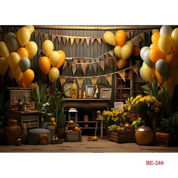 Beautiful rations For Baby Shower Party Photography Backdrops Props Birthday Children Newborn Photo Studio Background BE-03