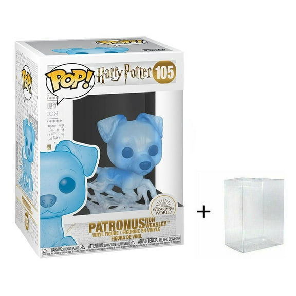 Funko Pop! Harry Potter:  Ron Weasley Patronus Jack Russell Terrier #105 with Protector