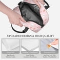 thumbnail image 3 of Naloa Rabbit And Peach Print Lunch Bag for Women & Men Insulated Lunch Box or Cooler Lunch Tote Bags for Work, Travel, Outdoor, 3 of 5