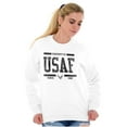 thumbnail image 4 of US Air Force Property of USAF Sweatshirt for Men or Women Brisco Brands S, 4 of 6