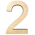thumbnail image 1 of 22" Tall MDF Number 2| 1/4" Thick Birch | Krafty Supply Letters | Arial | Wooden Letter, 1 of 3