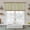 Yellow, variant on Vintage Boho Floral Tier Curtains 36 Inch Length, Ethnic Tribe Abstract Flowers Cafe Short Curtains for Bathroom Over Sink, Small Kitchen Curtain Light Filtering Tiered Drapes 2 Panels 27.5"Wx36"L