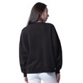thumbnail image 2 of Women's G-III 4Her by Carl Banks Black Carolina Panthers Oversized Feud Sweatshirt, 2 of 2