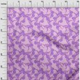 thumbnail image 3 of oneOone Rayon Rose Pink Fabric Floral Botanical Sewing Craft Projects Fabric Prints By Yard 56 Inch Wide, 3 of 4