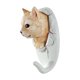 thumbnail image 2 of Gancho para colgar toallas con forma de cabeza de animal, resistente, de resina, para decorar paredes. 6x5x11cm Gato, 2 of 9