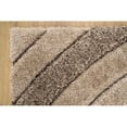 thumbnail image 4 of Pemberly Row 8x10 Geometric Shag 3D Textured High Pile Area Rug in Beige, 4 of 6