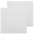 thumbnail image 1 of White Pool Skimmer Cover Plate for Outdoor Use Durable PP Material 2Pcs, 1 of 9