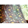 thumbnail image 2 of Space Tulle Curtains with Rod Pocket, Comets and Constellations Stars with Polka Dots Earth Sun Saturn Mars Solar System, Sheer Drape for Wedding Party 2 Panels, 7 Sizes, Multicolor, by Ambesonne, 2 of 3