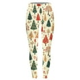 thumbnail image 4 of Aloohaidyvio Christmas Leggings for Women Women's Printed Leggings Christmas Pants High Waisted Yoga Workout Gym Soft, 4 of 4