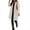 Beige, variant on comerut Casual Women Autumn Winter Pocket Lapel Overcoat Button Warm Long Coat Jacket