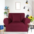thumbnail image 2 of Unique Bargains PiccoCasa Housse Extensible pour Fauteuil Causeuse et Sofa en Polyester, 1 Pce, 2 of 10