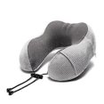 thumbnail image 5 of CHAO Almohada De Viaje De Espuma De Memoria,Portátil Coche Avión Viaje Espuma De Memoria Almohada En Forma De U Siesta De Oficina Plegable Hombres Y Mujeres Almohada De Cuello-Gris, 5 of 5