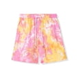 thumbnail image 5 of INSPIRE CHIC Men's Shorts Summer Swimming Shorts Printed Drawstring Beach Short Pants Pink Yellow 30, 5 of 5