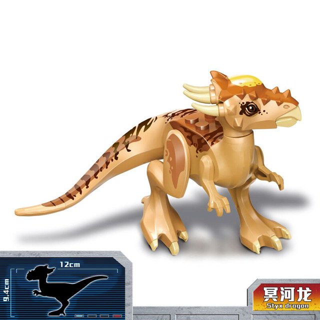 Jurassic Dinosaur Park Indominus Rex DIY bloques dinosaurios Tyrannosaurus Rex pequeños modelos bloques de construcción chico juguetes animales conjunto regalo Tan Jianjun unisex
