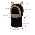 thumbnail image 3 of Kids Winter Balaclava Hat with Face Cover, Stretchable One Size Fits Children 4-10 Years, Plush Pullover Neck Warmer for Cold Weather Outdoor Activities, 3 of 3
