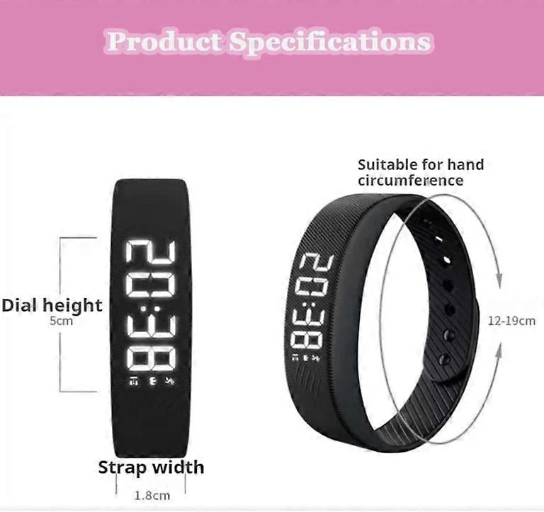 Fitsleeps Alarm Clock Watch-Fitsleeps Wake Up Alarm,Silent Vibration Wake Up