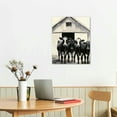 thumbnail image 2 of Creowell Country Cow Pictures Farmhouse Cow Wall Art Country Farmhouse Pictures Farmhouse Cow Pictures Black White Wall Decor Farmhouse Cow Painting Old Barn Prints Farm Cow Painting Art 16x20inch, 2 of 3