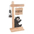 thumbnail image 4 of Welcome Bear Porch Decor with Hanging Sign and Lantern Hook, 4 of 5