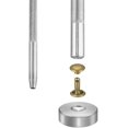 thumbnail image 4 of ZECATL 480 Sets Leather Rivets, 3 Sizes 4 Colors Double Cap Rivet Tubular Metal Studs with Setting Tools for DIY Leather Craft, Clothes, Shoes, Bags, Belts Repair Decoration, 4 of 7
