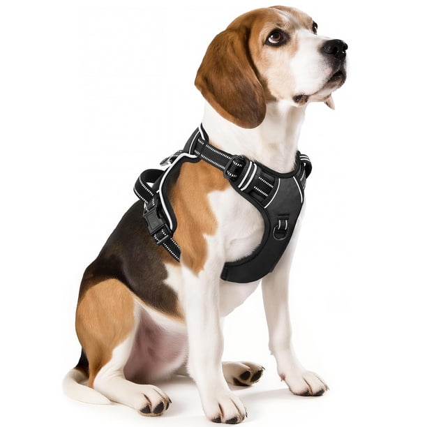 Arnés para perros HEELE sin tirones, ajustable y reflectante para perros