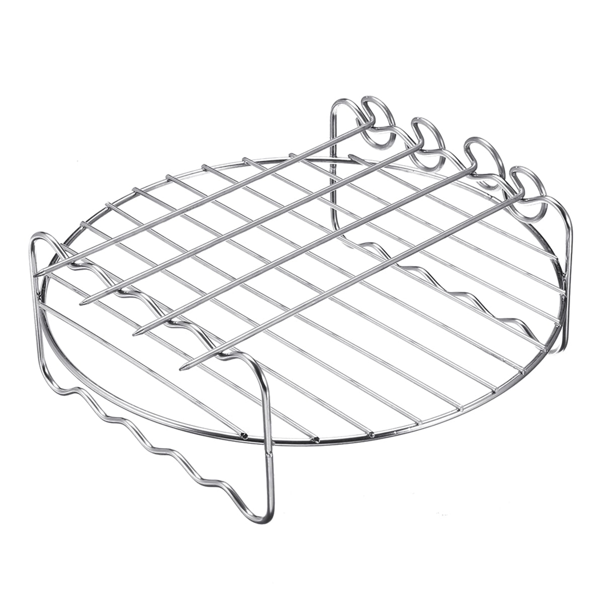 Air Fryer Tray Grill Rack Stainless Steel Air Fryer Cooking Baking