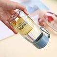 thumbnail image 4 of Portable Transparent Plastic Water Bottle with Handle – 500ml, Blue, 4 of 4