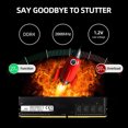 thumbnail image 1 of Computadora DDR4 Memoria RAM 1.2V 288PIN Escritorios RAM 2400/2666 / 3200MHz 8/16 Chips, 1 of 5
