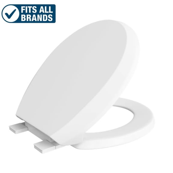 Round Front Tlt Seat Plastic Slw W/Ec *crisn White