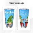 thumbnail image 3 of Salouo Merry Christmas Gnome Print 20oz Tumbler with Lid,Stainless Steel Vacuum Insulated Tumbler Durable Insulated Coffee Mug Thermal Cup with Splash Proof Sliding Lid-Without Straw, 3 of 8
