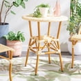 thumbnail image 2 of Safavieh California Aluminum and Wicker Outdoor Patio Bistro Table, 2 of 7