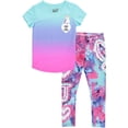 thumbnail image 7 of JoJo Siwa Girls' Tie Dye Short Sleeve T-Shirt and Leggings Set, 7 of 7