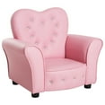 thumbnail image 3 of CHEERFUN Kids Pink Sofa Chair with Diamond Tufting, Upholstered Toddler Couch, Ages 3-9, 3 of 10