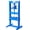 6T - Blue, variant on 6 Ton Hydraulic H-Frame Shop Press – Heavy Duty Adjustable Table, Stamping Plates, Bench Top Hydraulic Pump, for Auto Repair, Garage, Metalworking, Black, 6T