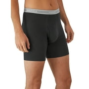 Underwear Boxer Briefs Pack, Cool & Breathable Cotton Underwear for Men, No-Ride-Up, Moisture Wicking, 6 Pack