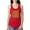 Red, variant on Straight Outta San Francisco SF Fan Pride Sports Ladies Racerback Tank Top