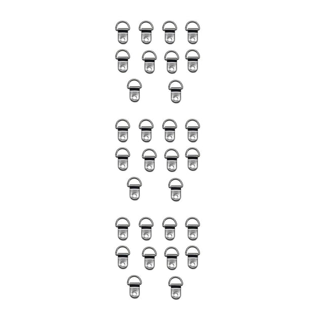 Scienceny 100 Uds. Gancho de Metal semicírculo geométrico agujero ganchos Simple moderno colgante único suministro espejo Silver763 Type1 NO1