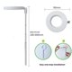 thumbnail image 4 of Grow Lights for Indoor Plants, LEDs Full Spectrum Halo Plant Light for Indoor Plants, Height Adjustable Growing Lamp with Detachable Base, 2/4/8Hrs Timer, 4 Brightness, 2-Pack, 4 of 5