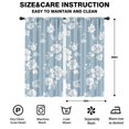 thumbnail image 2 of Blackout Kids Curtains,Blue Pioneer Flower Childrens Insulated Curtains Set Of 2,Bedroom Essentials,Toddler Room Decor 42x84in(106x213cm), 2 of 4