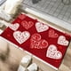 thumbnail image 5 of Decoraciones de San Valentín, regalos de San Valentín, alfombras rectas para sala de estar, dormitorio, baño, absorbentes, antideslizantes, para cocina, baño, 5 of 6