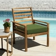 thumbnail image 3 of Textured Solid Artichoke Green Premium Dining Seat Cushion (2-Pack), 3 of 8