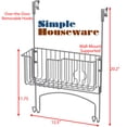 thumbnail image 2 of Soporte para tabla de planchar, sencillo, para colocar sobre la puerta o en la pared, 2 of 4