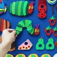 thumbnail image 2 of 35Pcs The Very Hungry Caterpillar Felt Story Set, Story Telling Apron for Preschool Teachers, Interactive Classroom Dramatic Play & Early Learning Educational Toy, 2 of 10